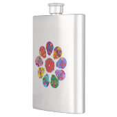 Flasque Crâne de sucre Fleur (Gauche)