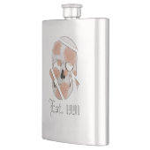 Flasque Crâne Mikitiez rose graffiti fierté (Gauche)