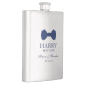 Flasque Cravate Best Man Blue Bow (Droite)