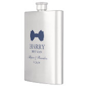 Flasque Cravate Best Man Blue Bow (Gauche)