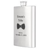 Flasque Cravate Bow personnalisée Groomsmen cadeau Groom T (Gauche)