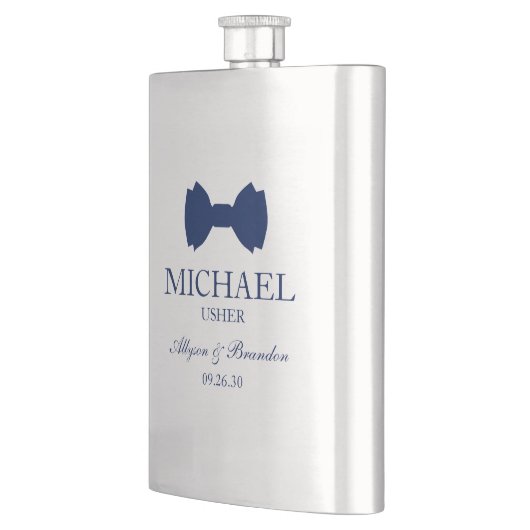 Flasque Cravate Usher Blue Bow (Gauche)
