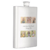 Flasque Create Your Own 6 Photo Collage Add Your Greeting (Droite)