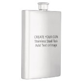 Flasque Créez Votre Propre Bouteille de Mariage en Acier I (Droite)