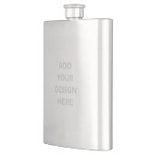 Flasque Créez votre propre design Classic 8 oz Acier Inoxy (Gauche)