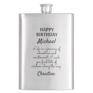 Flasque Créez Votre Propre Joyeux Anniversaire