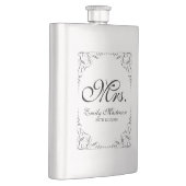 Flasque Créez Votre Propre M. Mme Son Mariage Monogramme (Droite)
