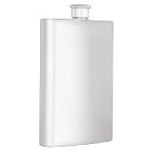 Flasque Créez votre propre personnalisation blanche (Droite)