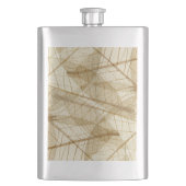 Flasque Crème rustique Earthy Feuille beige (devant)