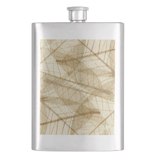 Flasque Crème rustique Earthy Feuille beige