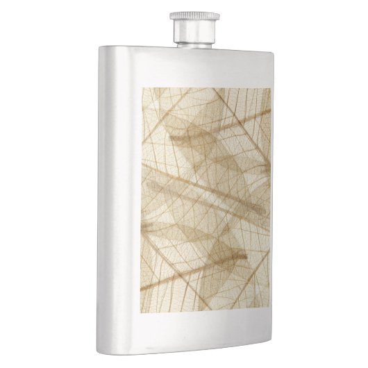 Flasque Crème rustique Earthy Feuille beige (Droite)