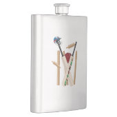 Flasque Cricket Le Jeu, Classique Hip Flask (Droite)