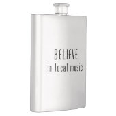 Flasque Croire En La Musique Locale (Droite)