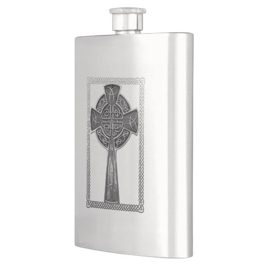 Flasque Croix usée en métal (Gauche)