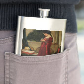 Flasque Crystal Ball Woman Waterhouse Peinture (En situation)