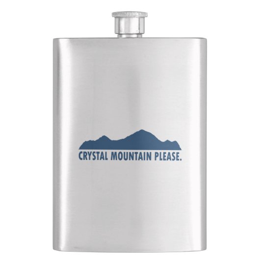 Flasque Crystal Mountain S'Il Vous Plaît (devant)