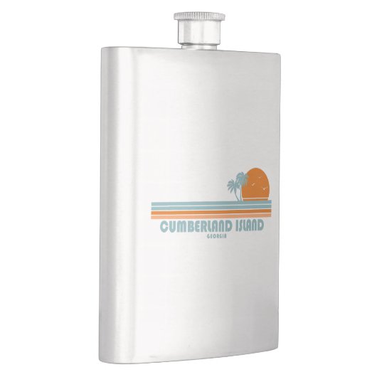 Flasque Cumberland Island Georgia Sun Palm Trees (Droite)