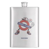Flasque Custom Name London Calling (devant)