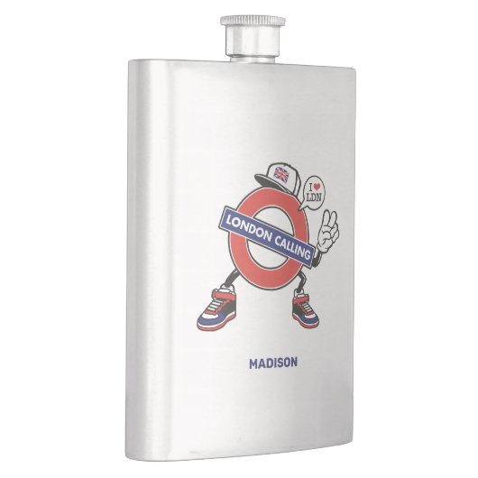 Flasque Custom Name London Calling (Droite)