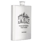 Flasque Custom Name & Text Hiking (Droite)