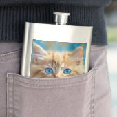 Flasque Cute Adorable Chat-37823 (En situation)