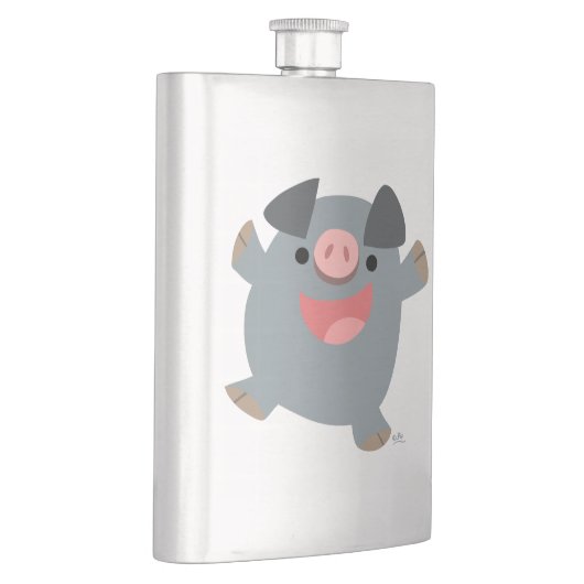 Flasque Cute Cartoon Bouncy Pig Classic Flask (Droite)