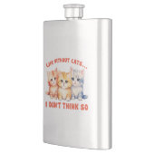 Flasque Cute Chatons Colorés - Vie Sans Chats? (Gauche)