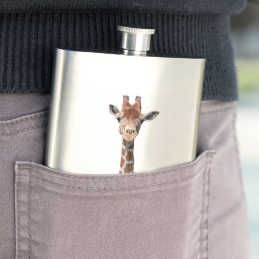 Flasque Cute giraffe face (En situation)