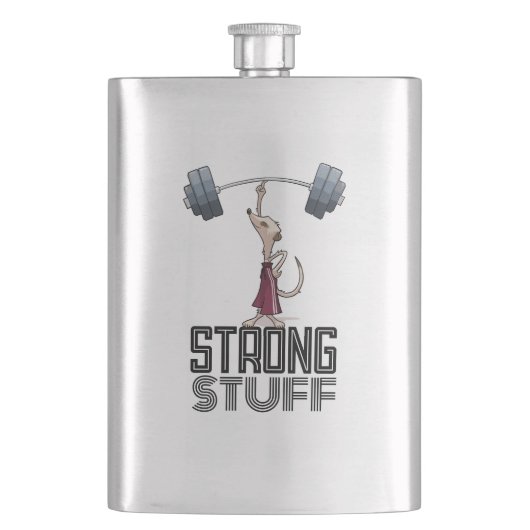 Flasque Cute Meerkat Strong Stuff Poids Carton (devant)