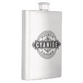 Flasque Cyanide Vintage style Étiquette de poison (Droite)