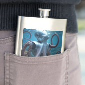Flasque Cyber Octopus stainless steel flask (En situation)