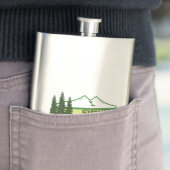 Flasque Cypress Parc provincial Green Stripes (En situation)