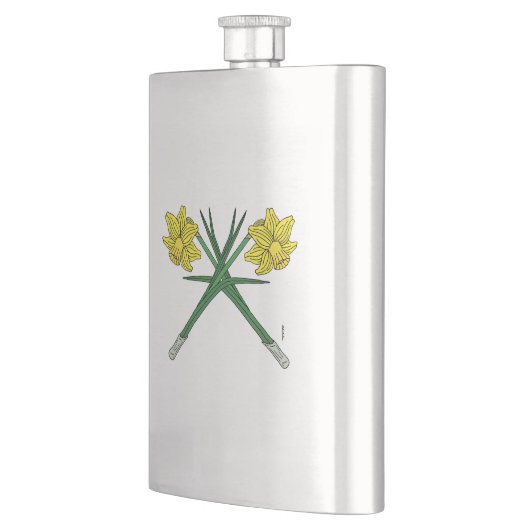 Flasque Daffodils traversés (Gauche)