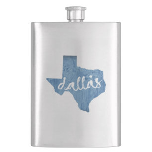 Flasque Dallas, Texas Wood Grain