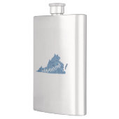 Flasque Damas, Virginia Wood Grain (Gauche)