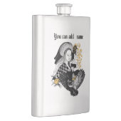 Flasque Dame et hibou (Droite)