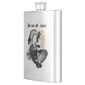 Flasque Dame et hibou (Gauche)