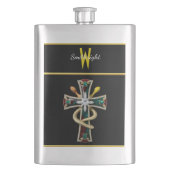 Flasque Danse du serpent sur la Croix sacrée (devant)