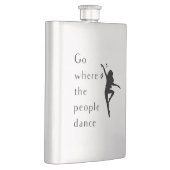 Flasque Danse Où Les Gens Dansent (Droite)