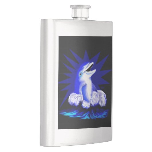 Flasque Dauphin souriant (Droite)