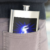 Flasque Dauphin souriant (En situation)