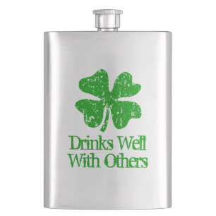 Flasque de boisson drôle de la Saint-Patrick pour