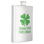 Flasque de boisson drôle de la Saint-Patrick pour (Droite)