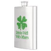 Flasque de boisson drôle de la Saint-Patrick pour (Gauche)