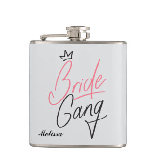 Flasque de gang de mariée personnalisée