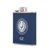 Flasque de golf Monogramme Classique Nom personnal (Gauche)