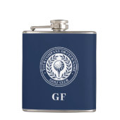 Flasque de golf Monogramme Classique Nom personnal (Devant)