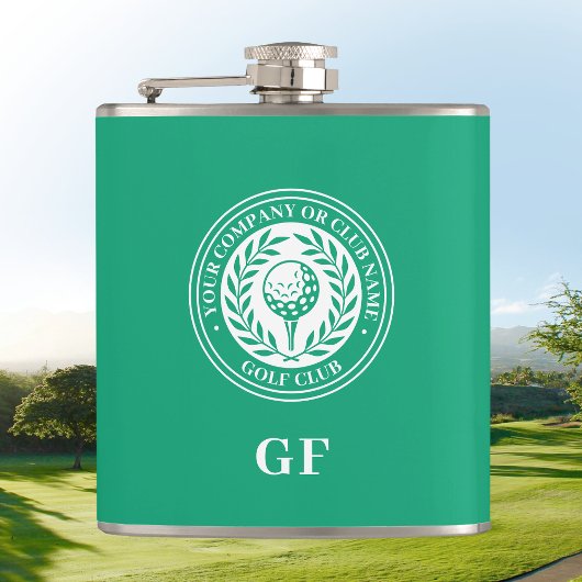 Flasque de Golf Personnalisé avec Nom Monogrammé V