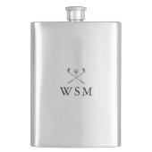 Flasque de golf personnalisée avec monogramme mode (devant)