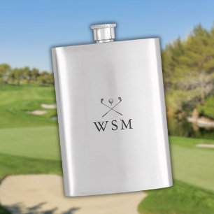 Flasque de golf personnalisée avec monogramme mode